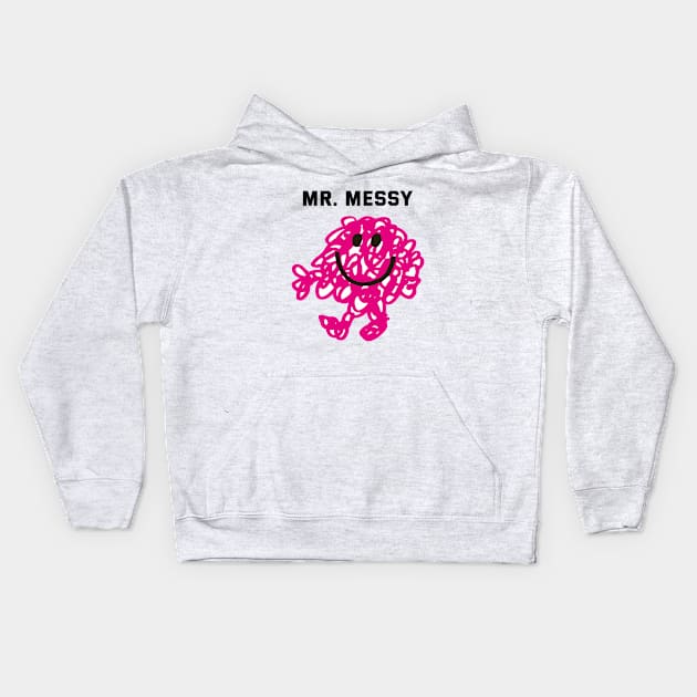 MR. MESSY Kids Hoodie by reedae